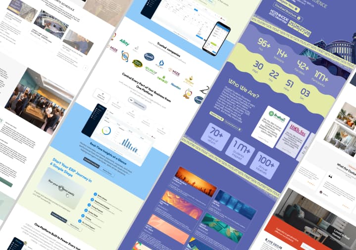 Web UI UX Development showcase